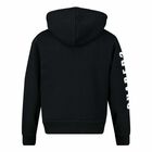 Boys Black Hooded Logo Top, 1, hi-res