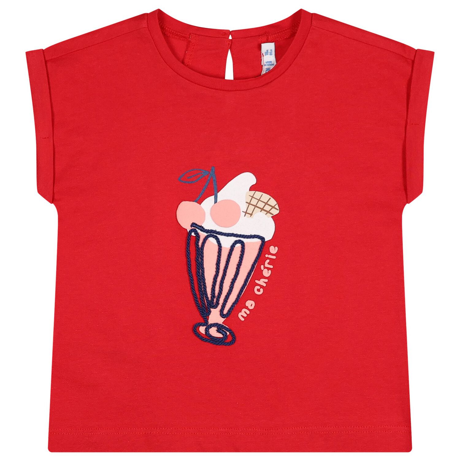 Younger Girls Red & White Cherry Leggings Set, 2, hi-res