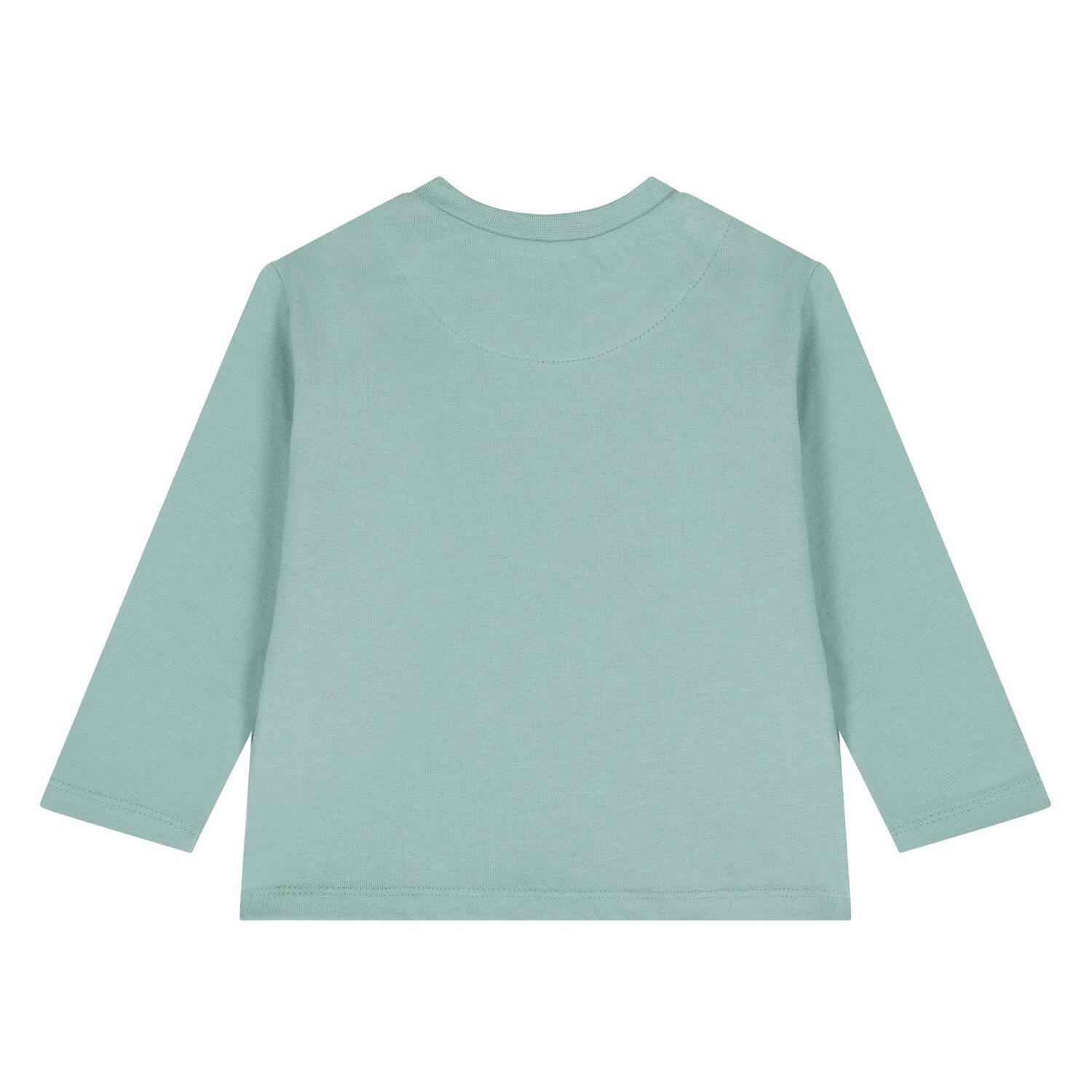 Younger Boys Green Raccoon Long Sleeve Top, 1, hi-res