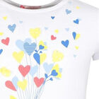Girls White Hearts Top, 1, hi-res