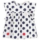 Girls White Polka-Dot Blouse, 1, hi-res