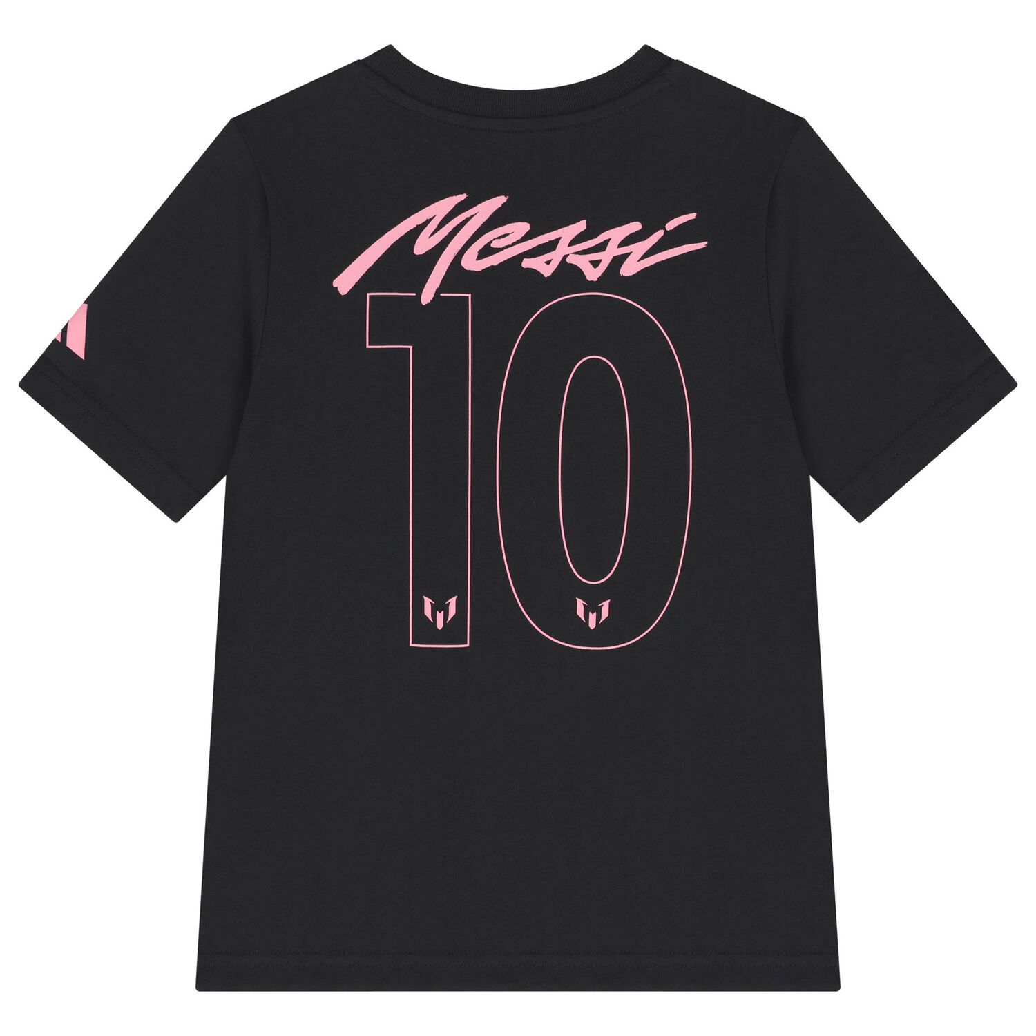 Black & Pink Messi Logo T-Shirt, 1, hi-res