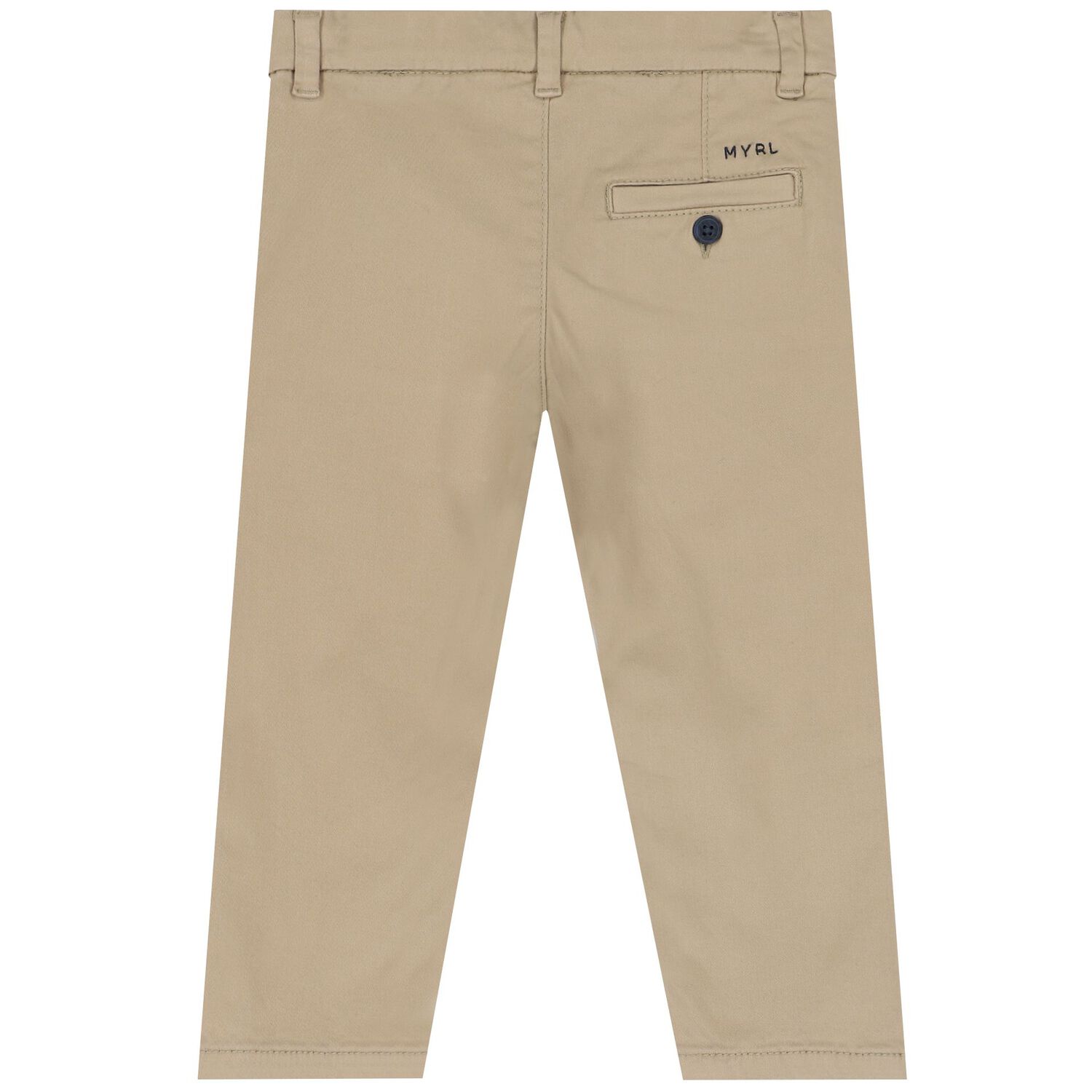 Younger Boys Beige Chino Trousers, 2, hi-res