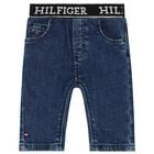 Baby Boys Logo Denim Jeans, 1, hi-res