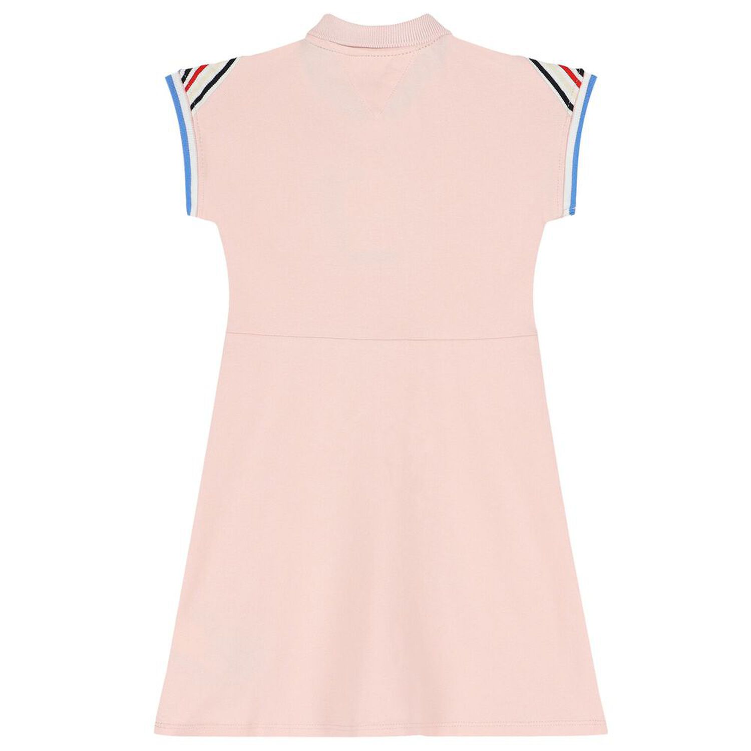 Girls Pink Logo Polo Dress, 2, hi-res image number null