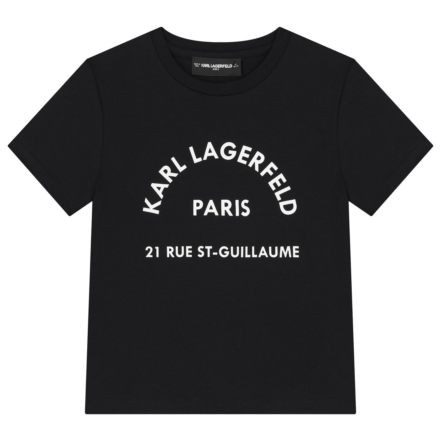 Boys Black Logo T-Shirt, 1, hi-res image number null