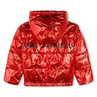 Boys Red Logo Puffer Jacket, 1, hi-res