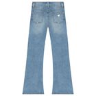 Girls Blue Denim Jeans, 1, hi-res