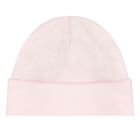 Baby Girls Pink Flower Hat, 1, hi-res