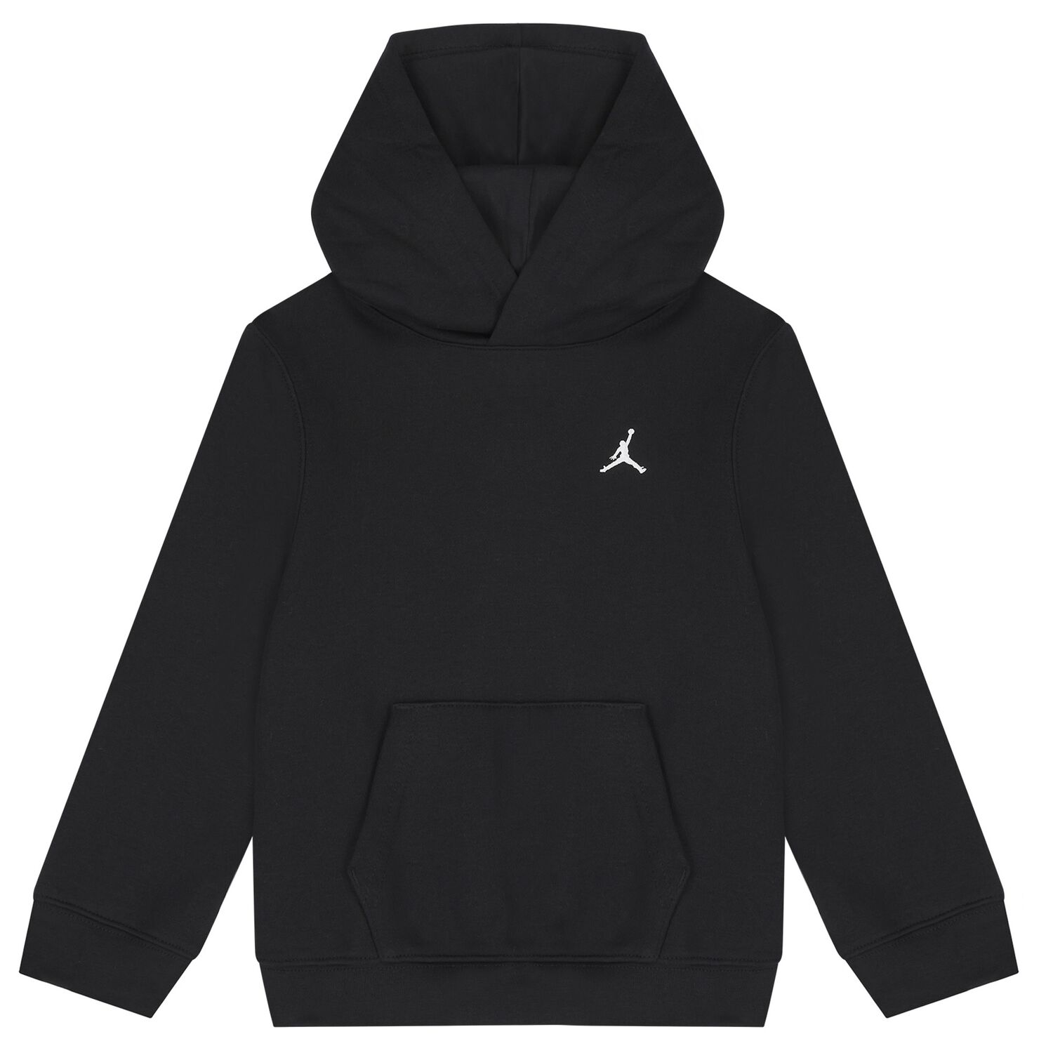 Boys Black Jordan Logo Hooded Top, 1, hi-res