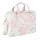 White & Pink Geo Map Baby Changing Bag, 2, hi-res