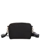 Black Crossbody Baby Diaper Bag, 1, hi-res