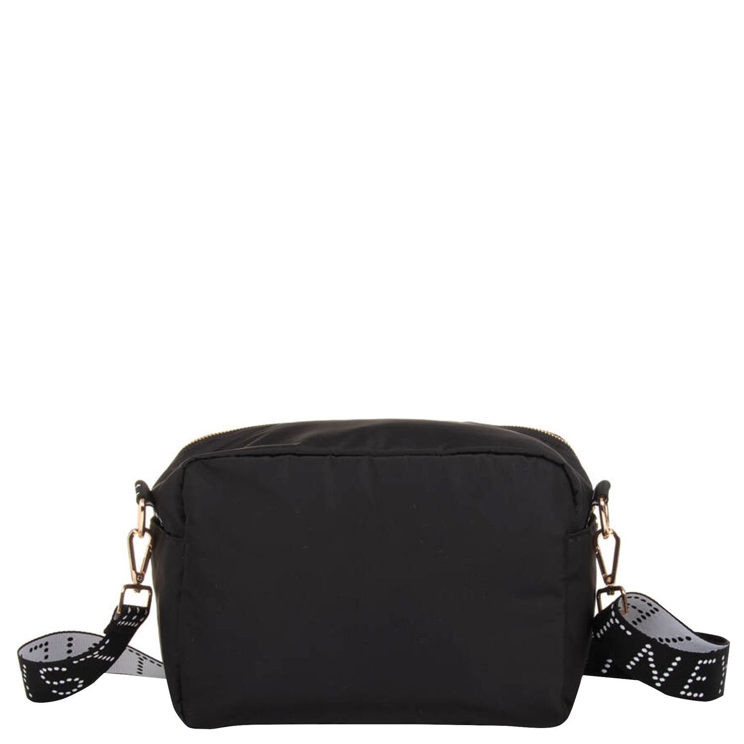 Black Crossbody Baby Diaper Bag, 1, hi-res