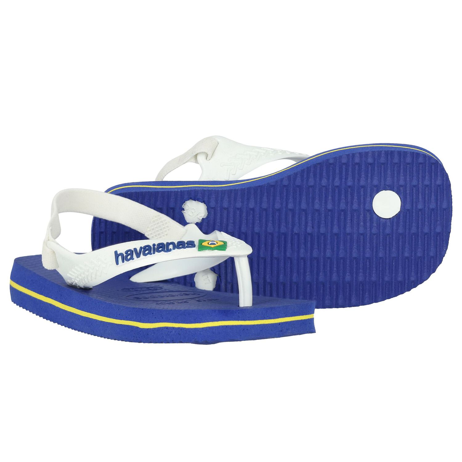 Blue Logo Flip Flops, 1, hi-res