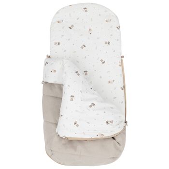 Ivory & Beige Teddy Bear Baby Nest 
