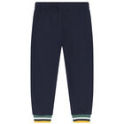 Younger Boys Yellow & Navy Blue Tracksuit, 1, hi-res