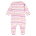 Baby Girls Pink Zigzag Babygrow Gift Set, 1, hi-res