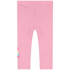 Younger Girls Pink Leggings, 1, hi-res