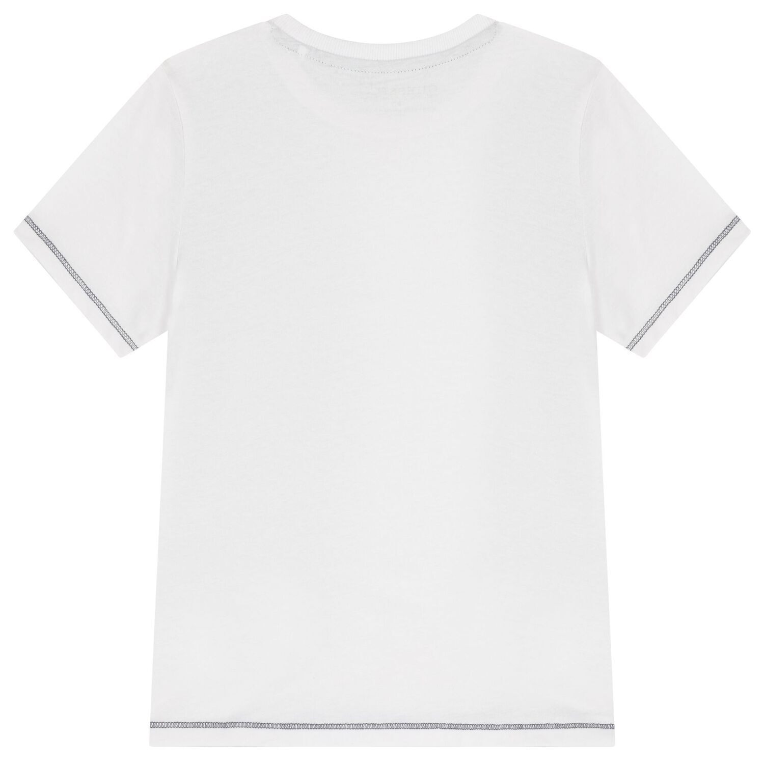 Boys White Logo T-Shirt, 1, hi-res image number null