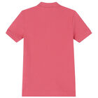 Boys Red Logo Polo Shirt, 3, hi-res