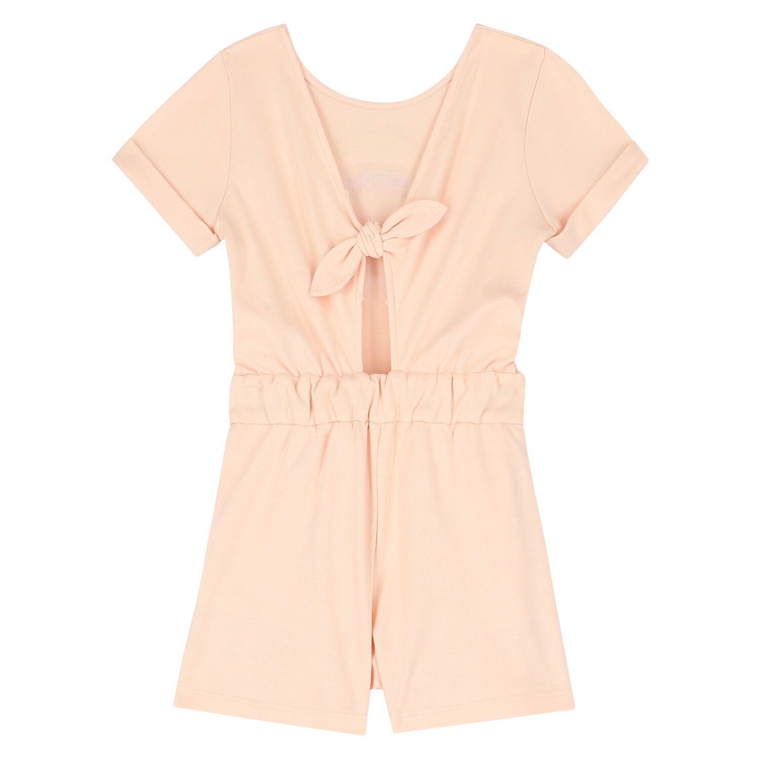 Girls Pink Logo Playsuit, 1, hi-res image number null