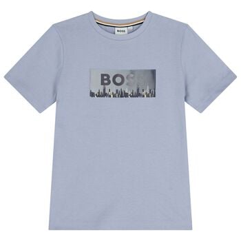Boys Blue Logo T-Shirt