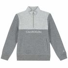 Boys Grey Logo Tracksuit, 1, hi-res