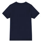 Boys Navy Blue Logo T-Shirt, 2, hi-res