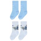Blue & Grey Logo Baby Socks ( 2-Pack ), 2, hi-res