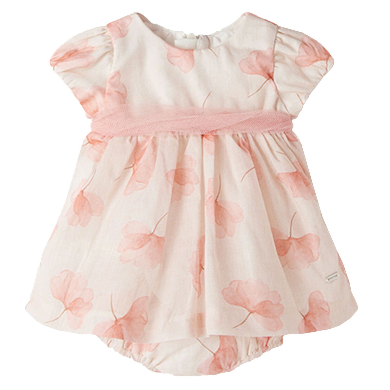 Baby Girls Ivory & Pink Dress Set, 2, hi-res image number null