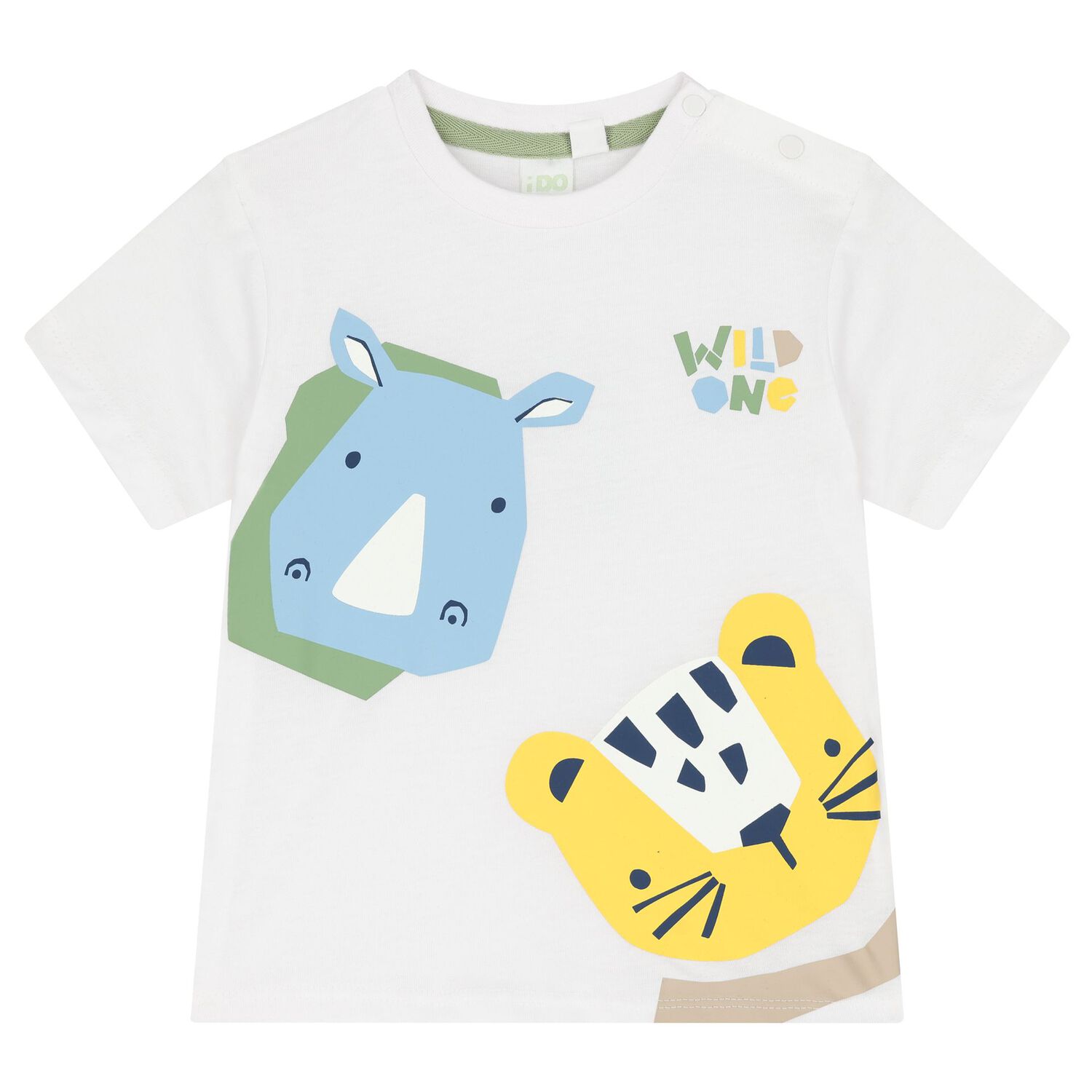 Baby Boys White & Blue Shorts Set, 1, hi-res