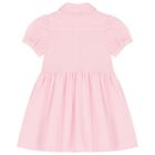 Baby Girls Pink Logo Polo Dress Set, 1, hi-res