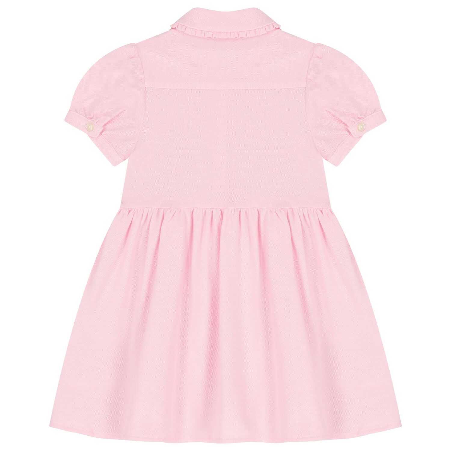 Baby Girls Pink Logo Polo Dress Set, 1, hi-res