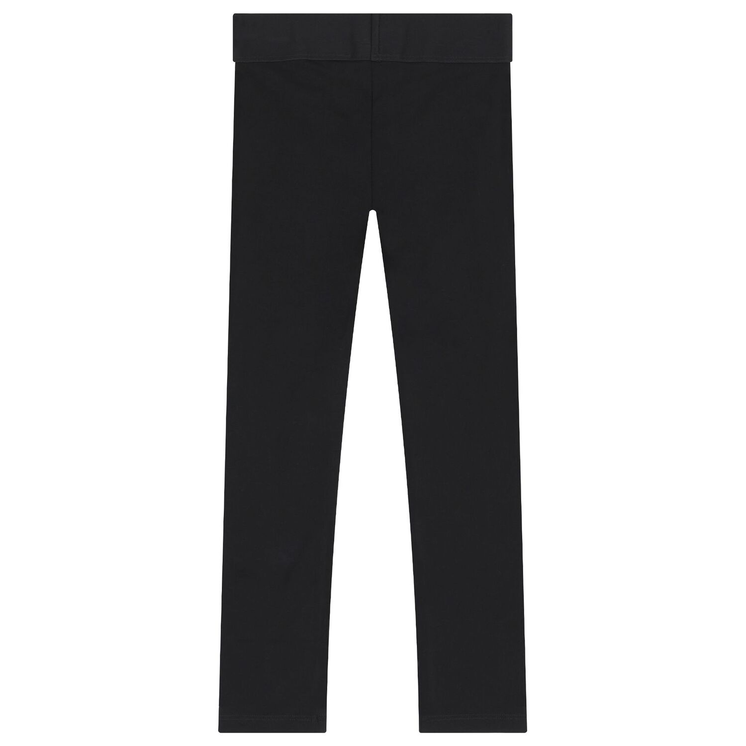 Girls Black Logo Leggings, 1, hi-res