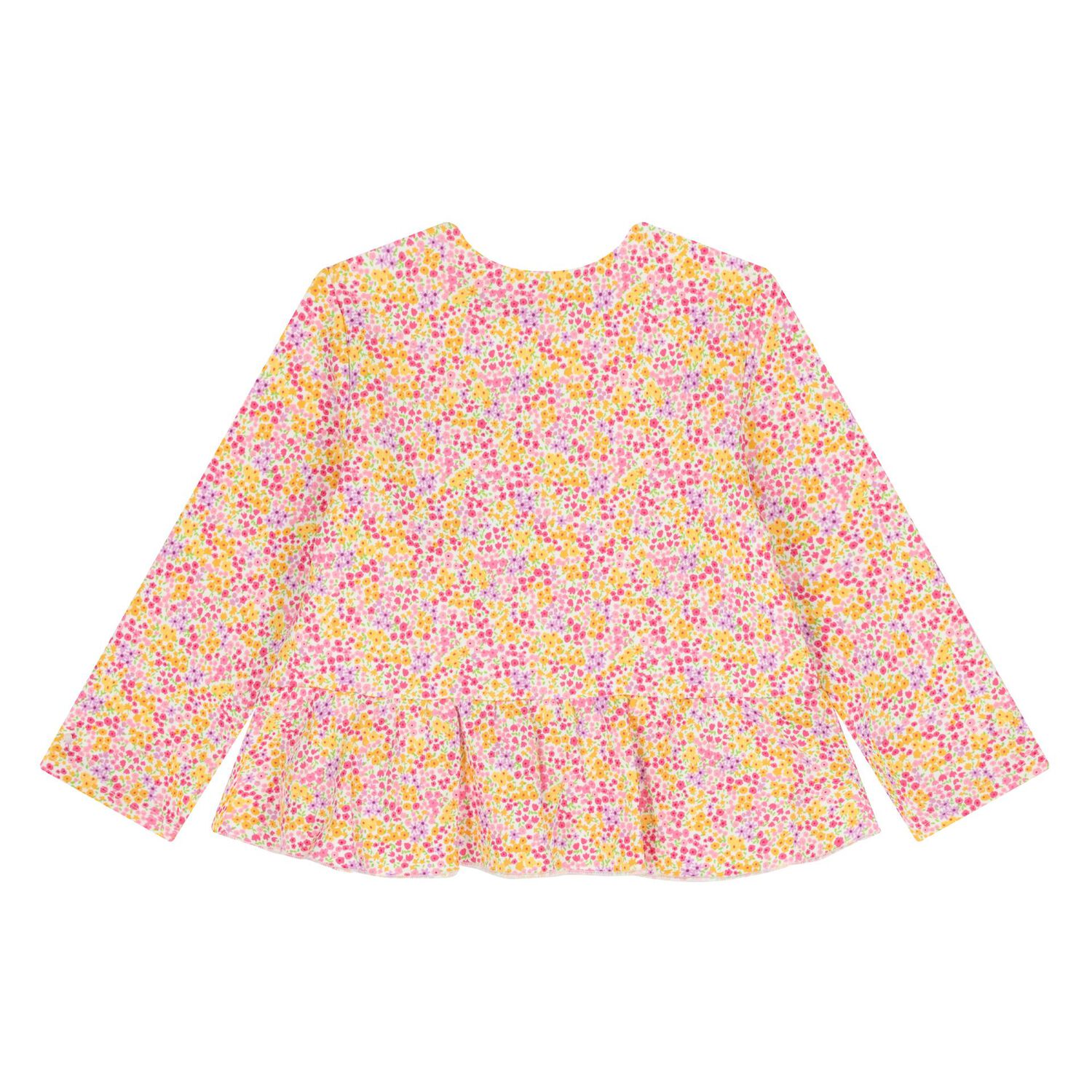 Baby Girls White & Pink Floral 3 Piece Leggings Set, 1, hi-res