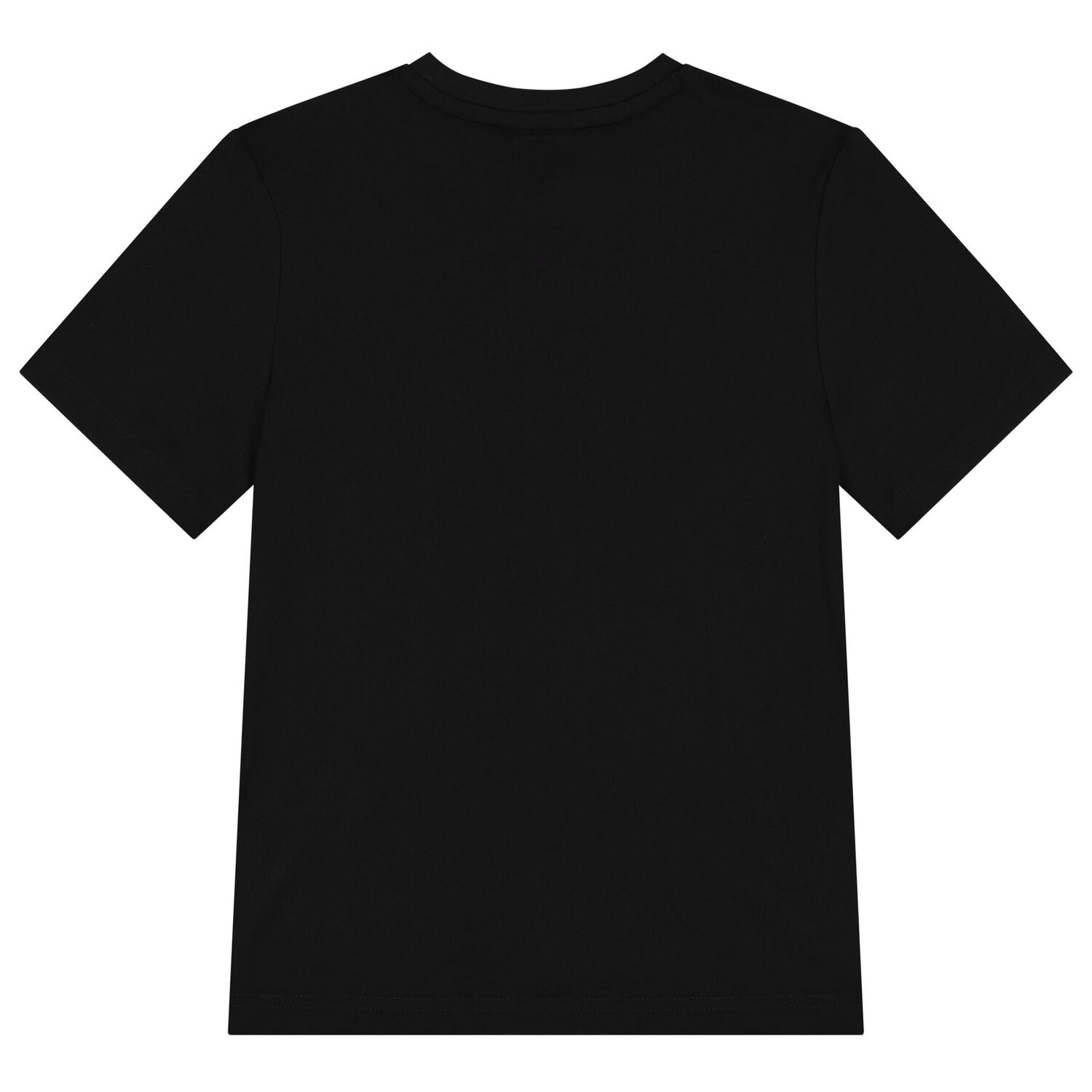 Boys Black Logo T-Shirt, 1, hi-res