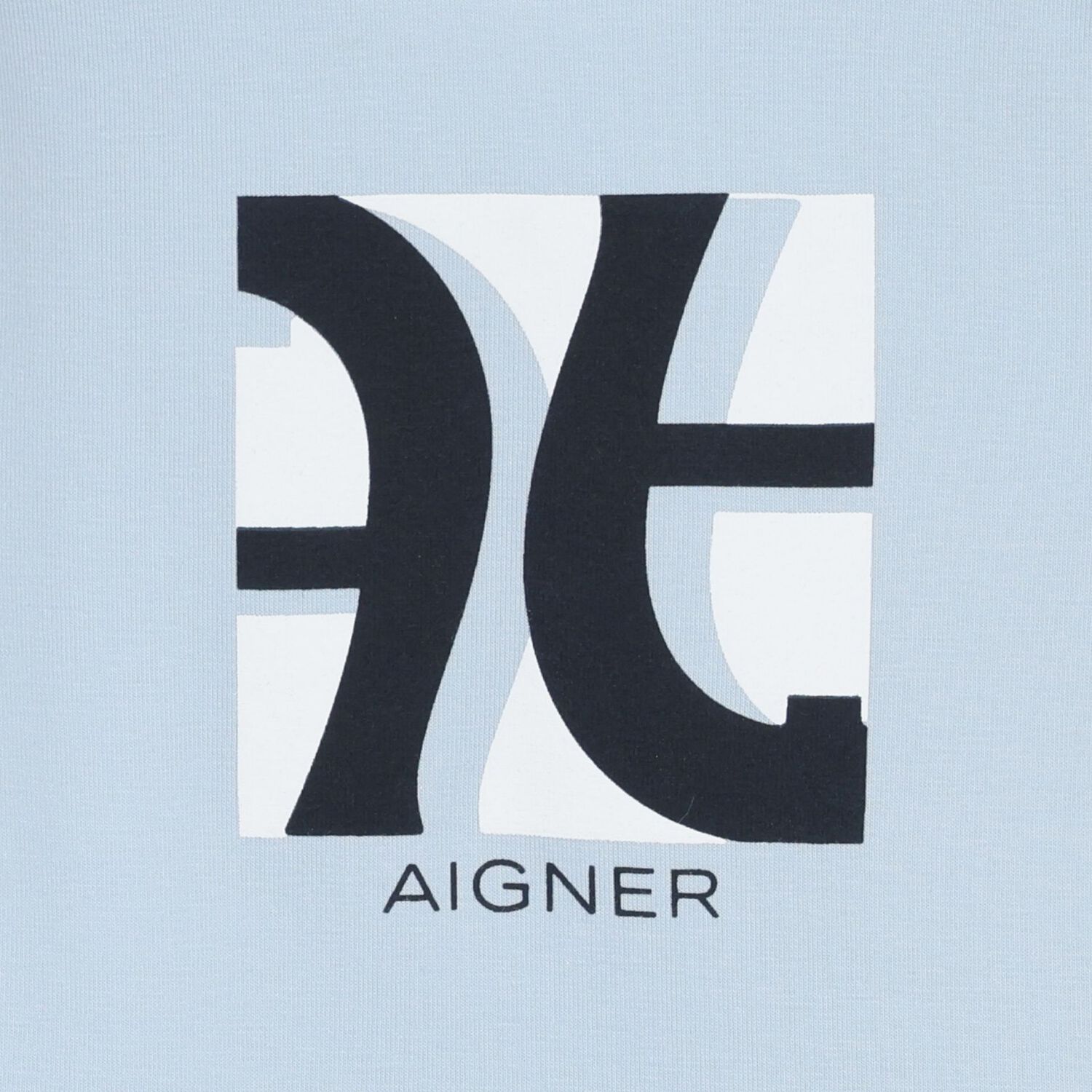 Baby Boys Blue & White Logo Babygrow, 1, hi-res