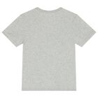 Boys Grey Logo T-Shirt, 1, hi-res