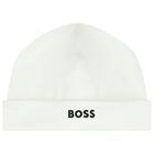 Baby Boys White Logo Babygrow Gift Set, 1, hi-res