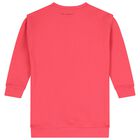 Girls Pink Logo Dress, 1, hi-res