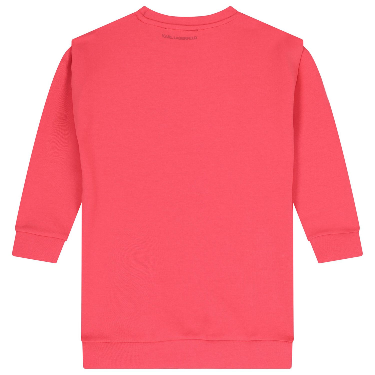 Girls Pink Logo Dress, 1, hi-res