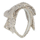 Girls Gold & Silver Embellished Headband, 1, hi-res