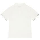 Boys White & Navy Striped Shorts Set, 1, hi-res