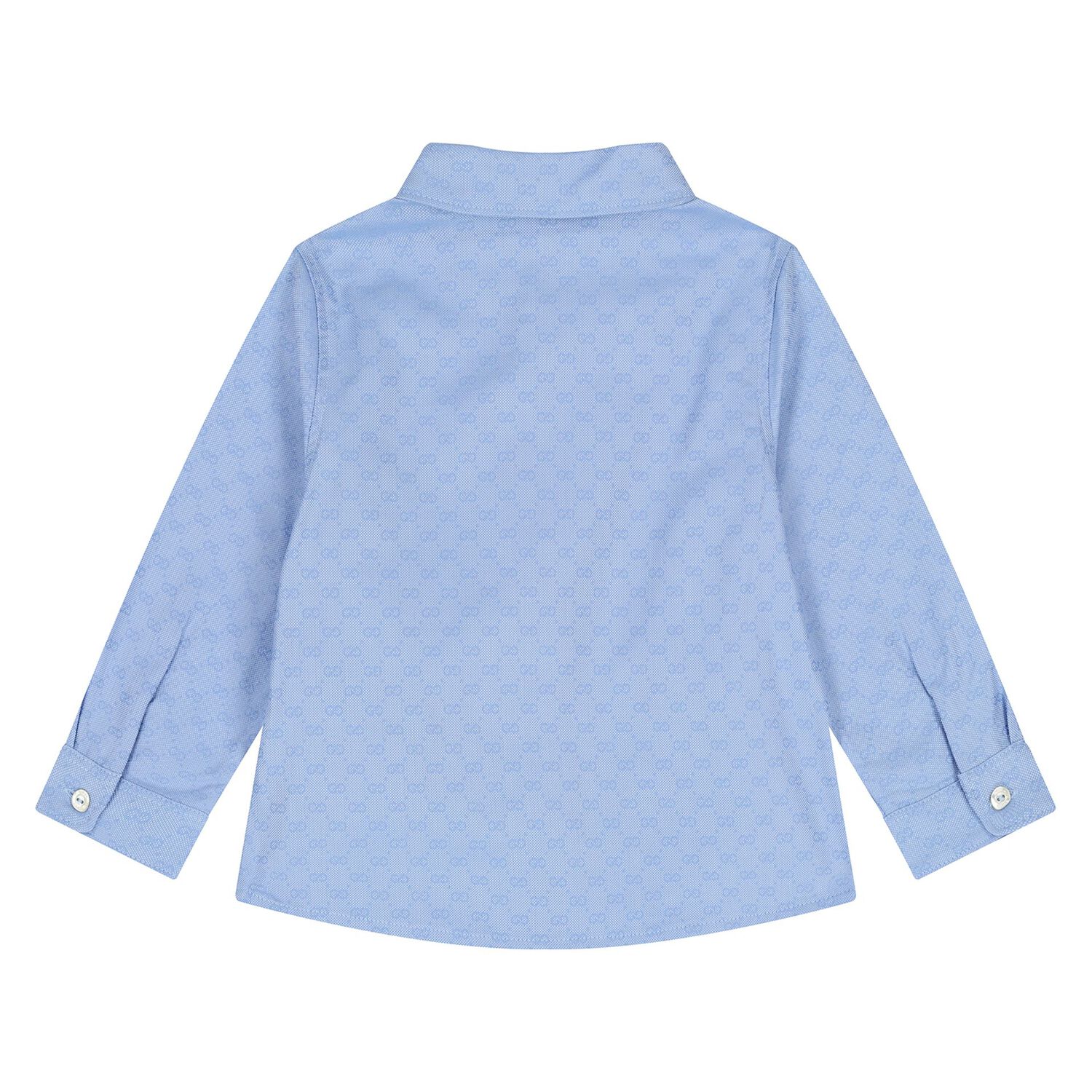 Younger Boys Blue GG Logo Shirt, 1, hi-res image number null