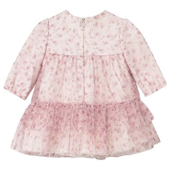 Baby Girls Pink Floral Tulle Dress