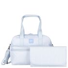Baby Boys Blue Logo Changing Bag, 2, hi-res