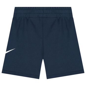 Navy Blue Logo Shorts