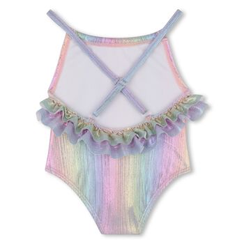 Younger Girls Iridescent Rainbow Swimsuit 