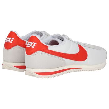 White & Orange Cortez Trainers