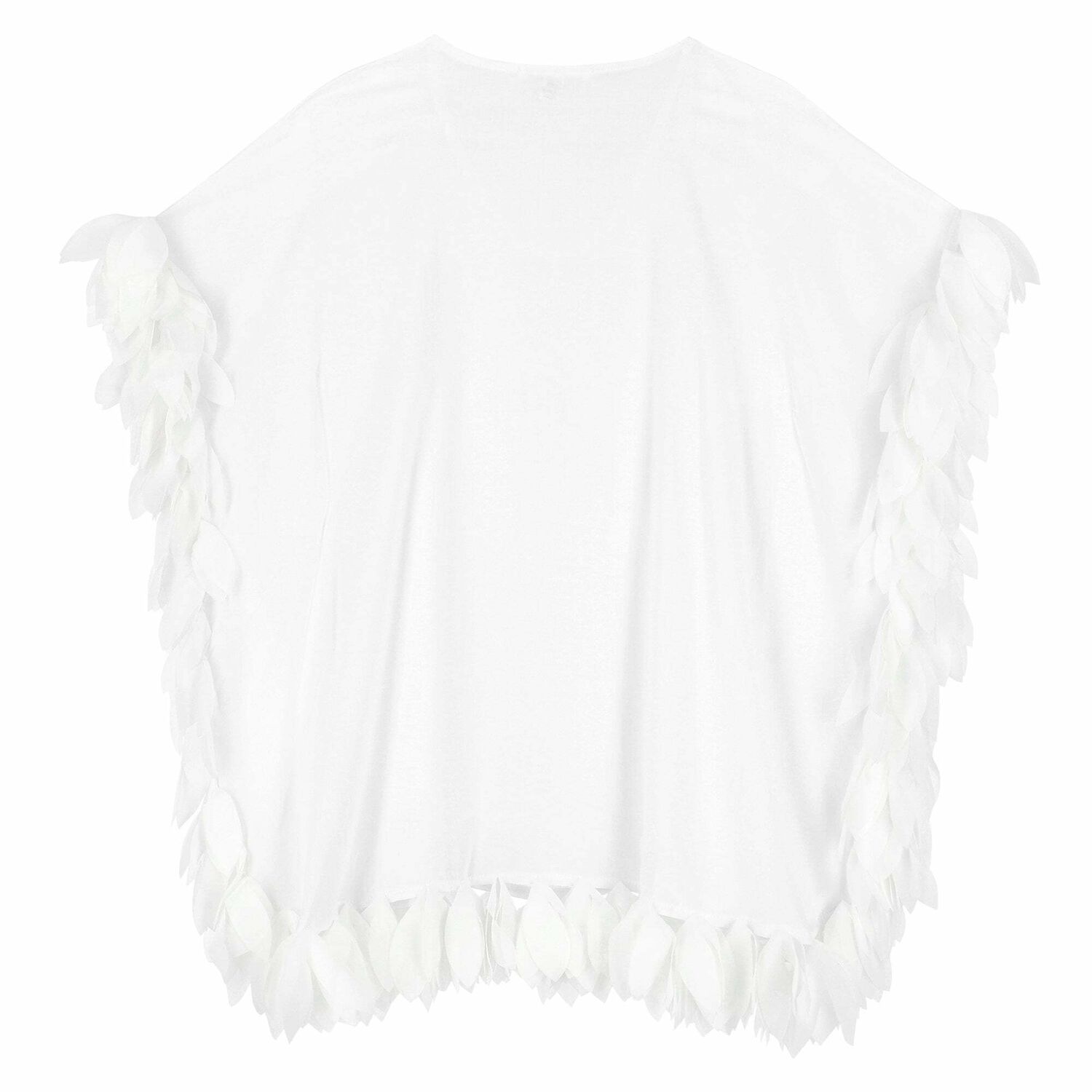 White Petal Kaftan, 1, hi-res